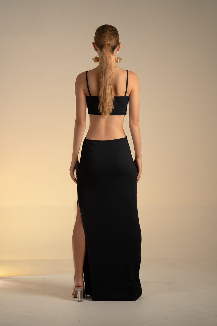 Valesia Rib Maxi Dress