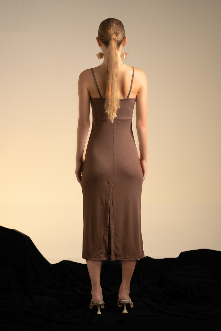 Valery Rib Midi Dress
