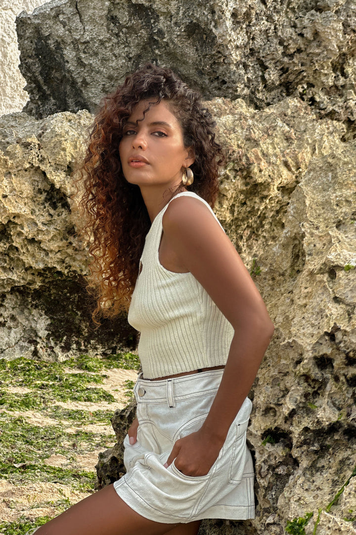 Begina Knitt Crop Top