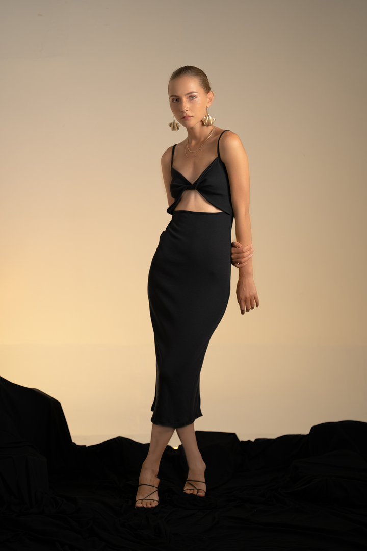 Valery Rib Midi Dress