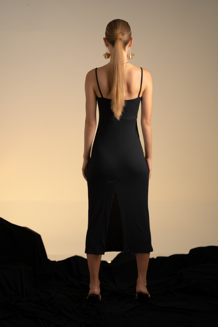 Valery Rib Midi Dress