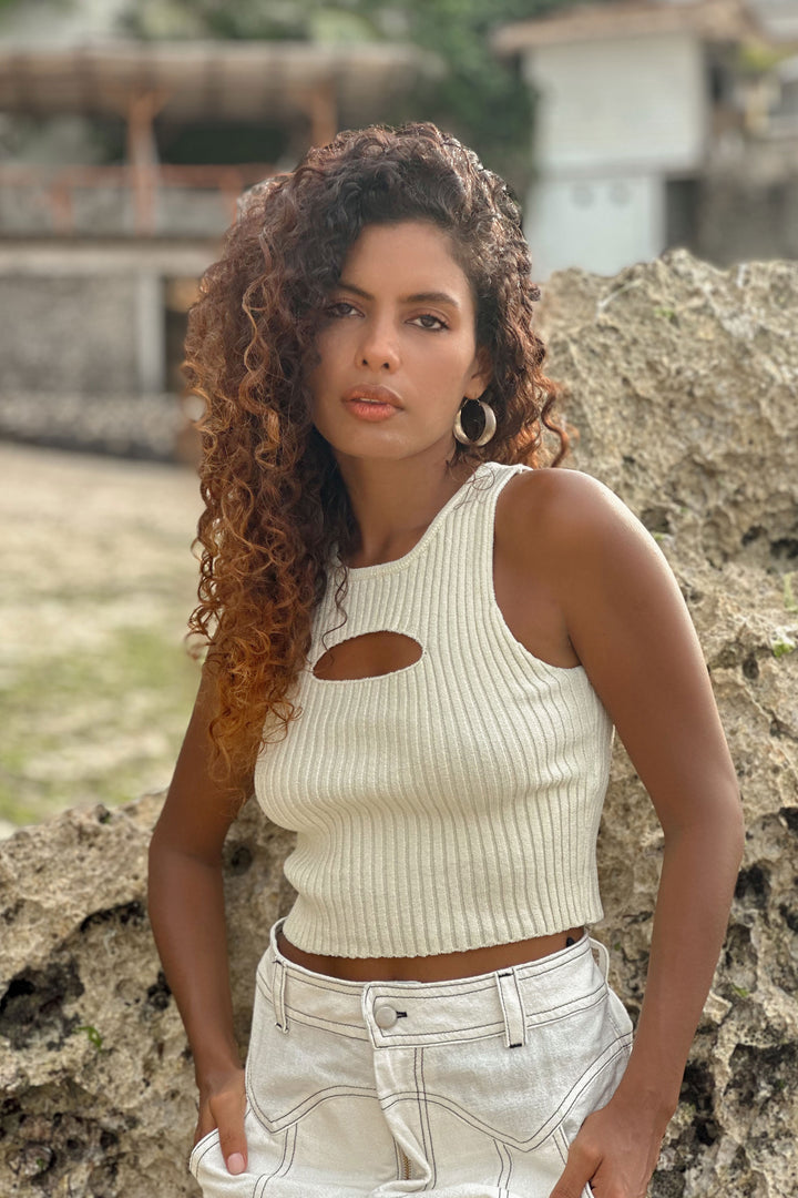 Begina Knitt Crop Top