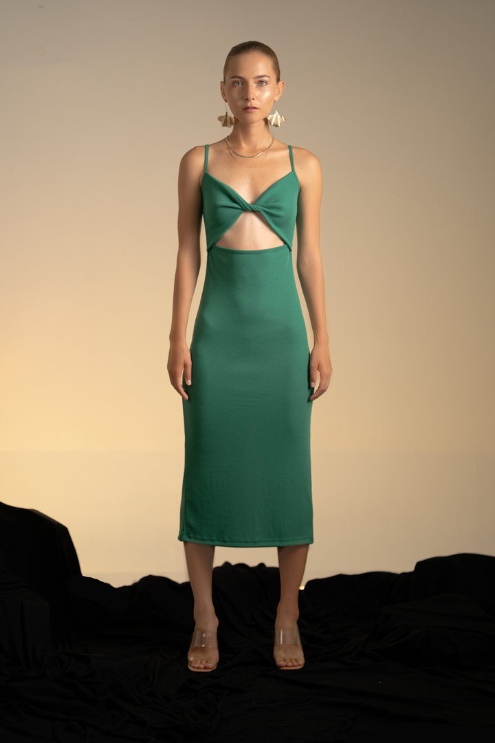 Valery Rib Midi Dress