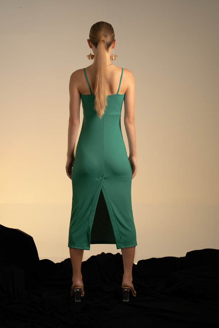 Valery Rib Midi Dress