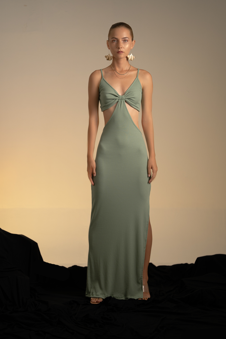 Valesia Rib Maxi Dress