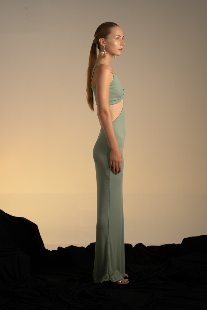 Valesia Rib Maxi Dress