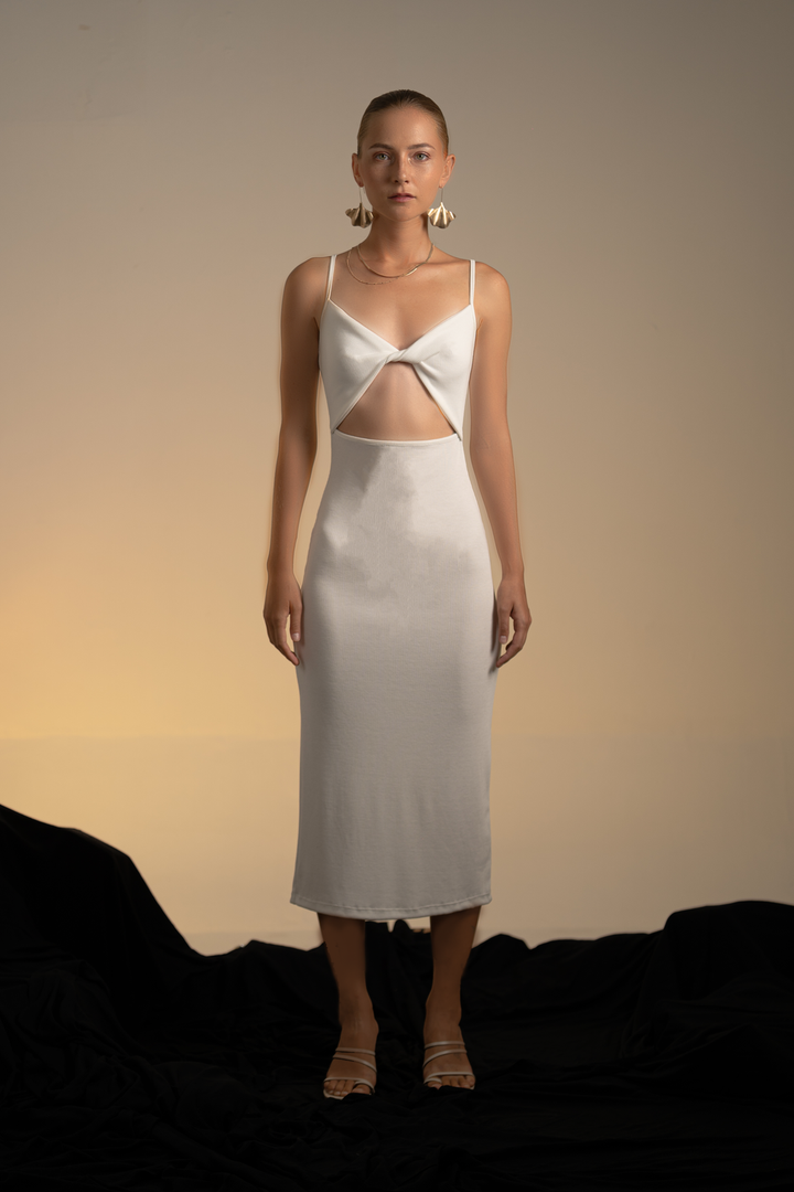 Valery Rib Midi Dress