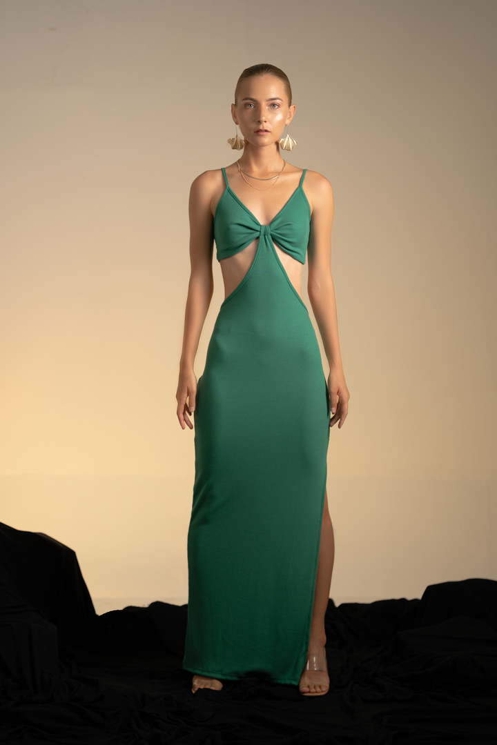 Valesia Rib Maxi Dress