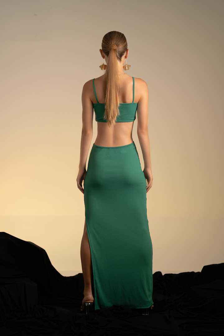 Valesia Rib Maxi Dress