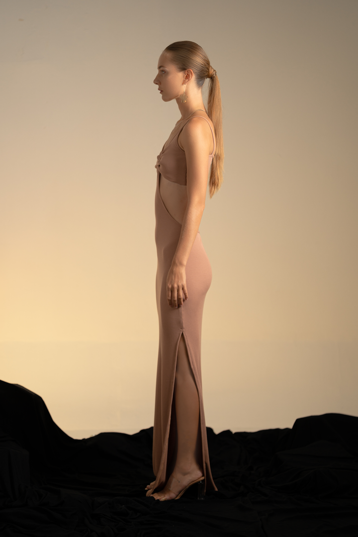 Valesia Rib Maxi Dress