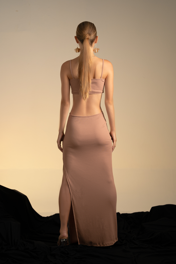 Valesia Rib Maxi Dress