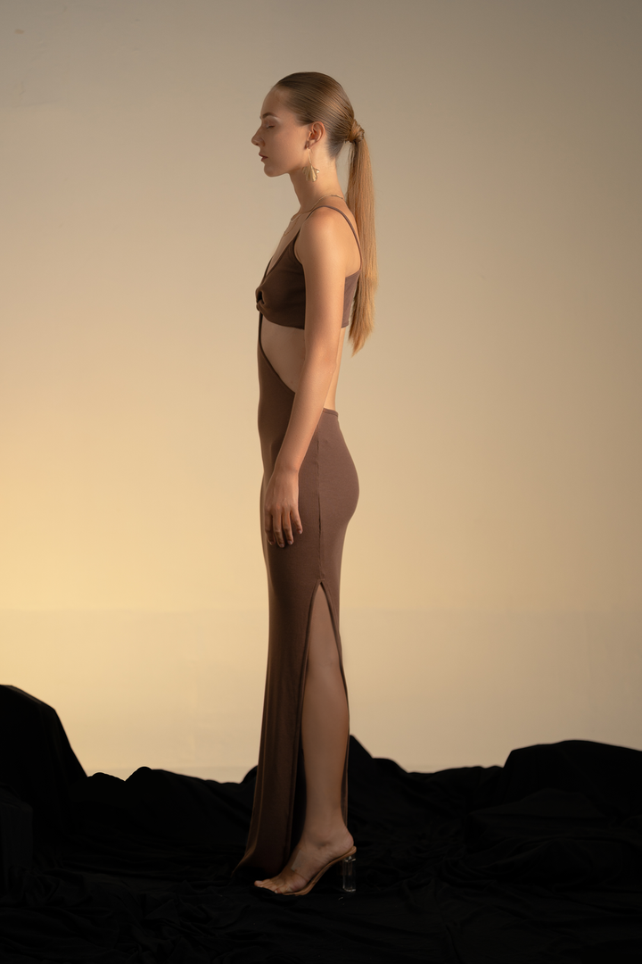 Valesia Rib Maxi Dress