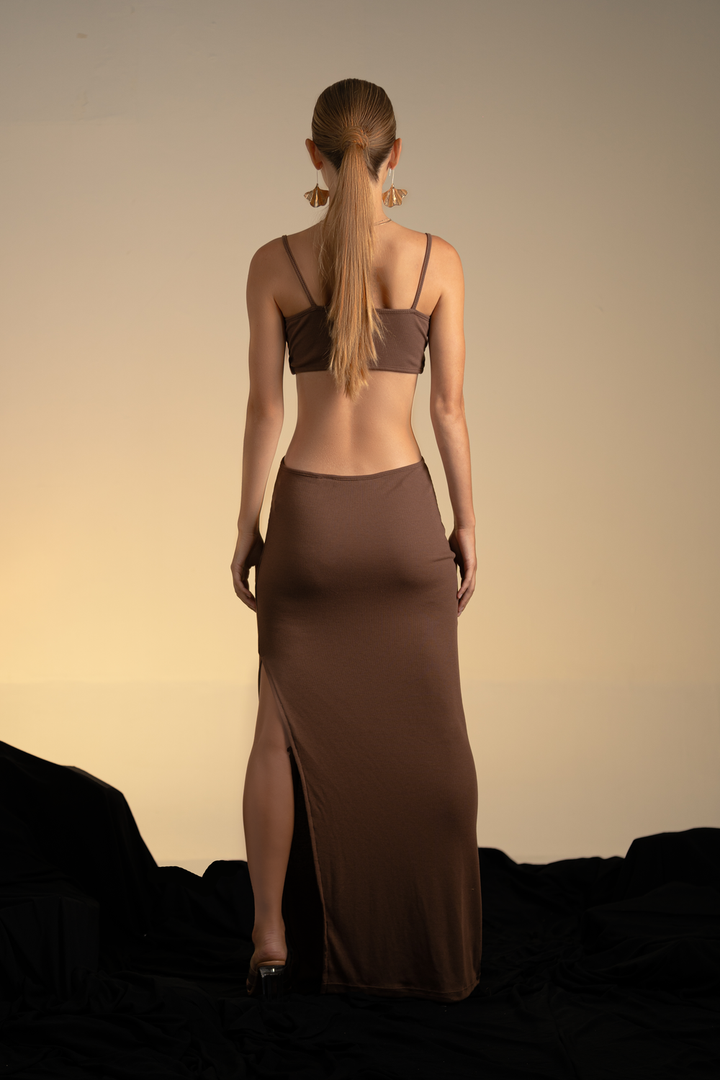 Valesia Rib Maxi Dress