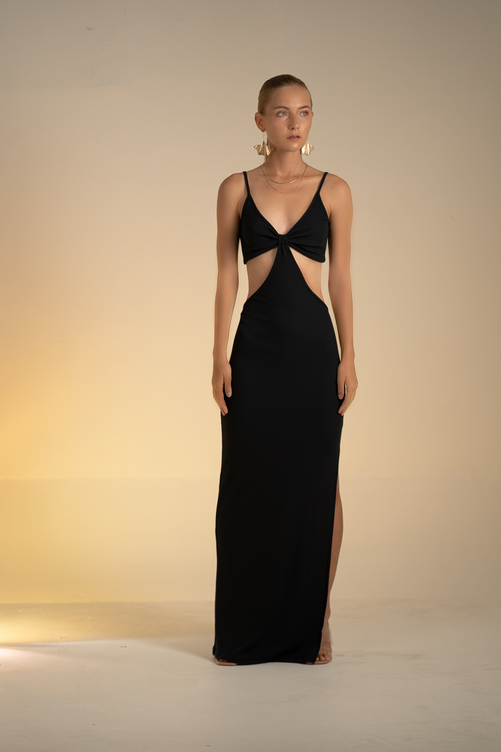 Valesia Rib Maxi Dress