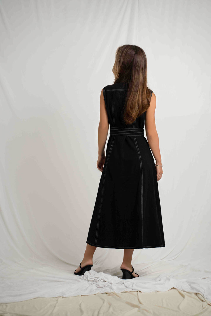 Alesa Button Maxi Dress
