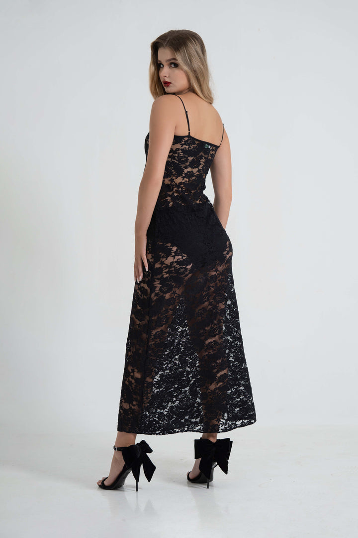 Xandra Lace Maxi Dress