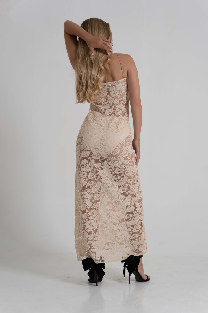 Xandra Lace Maxi Dress