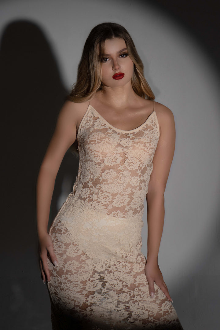 Xandra Lace Maxi Dress
