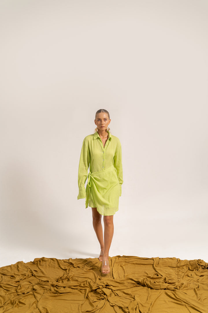 Anya Mini Dress Kelly Green