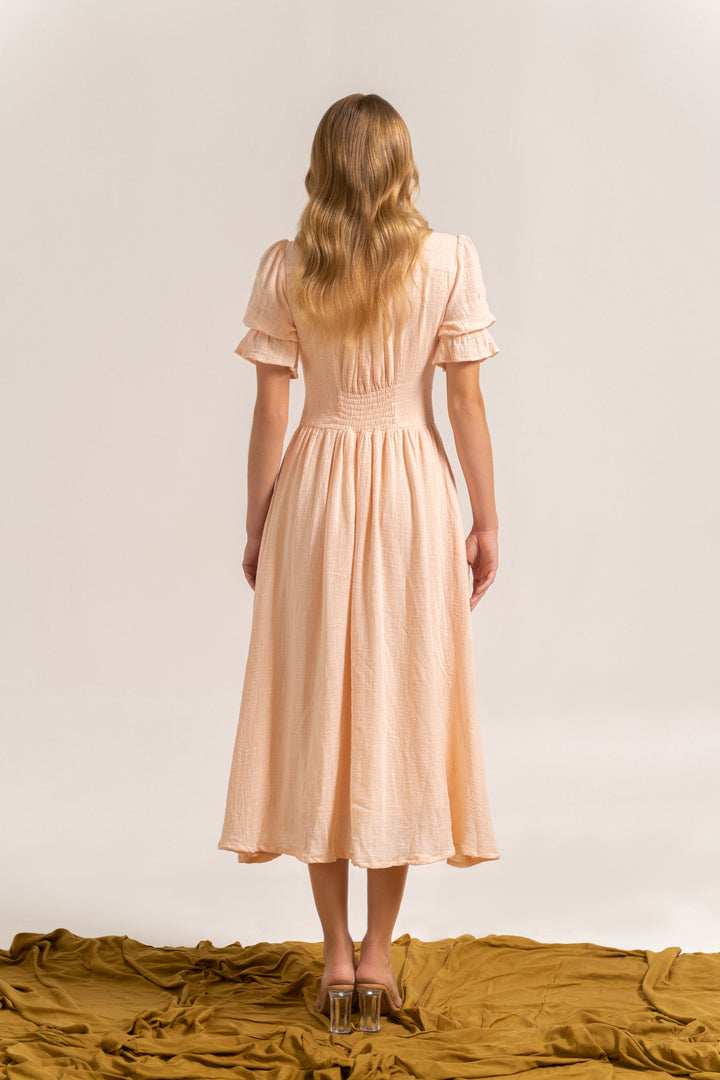 Dena Midi Dress Dalai Orange