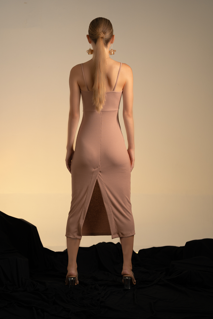 Valery Rib Midi Dress