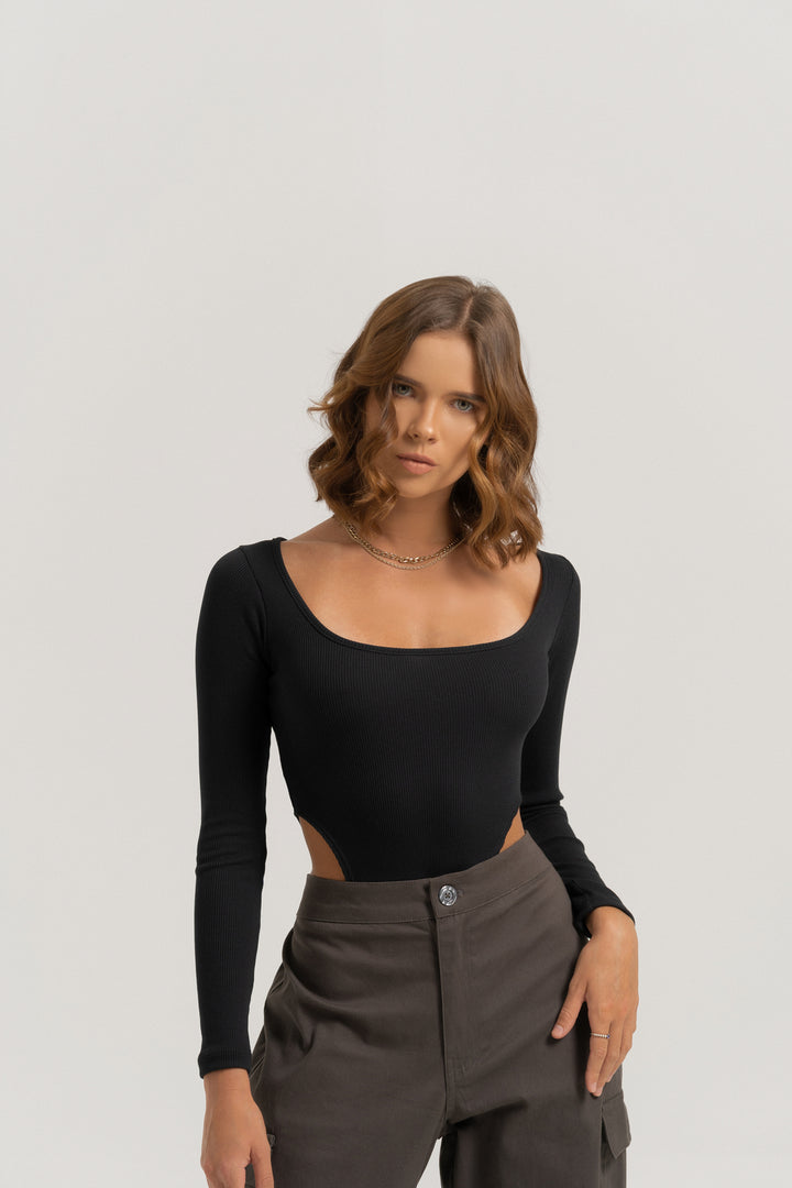 Lachia Long Sleeve Bodysuit
