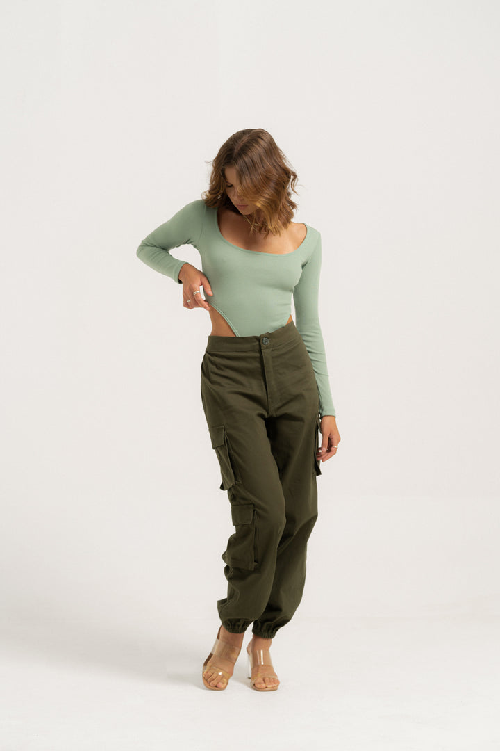 Lachia Long Sleeve Bodysuit