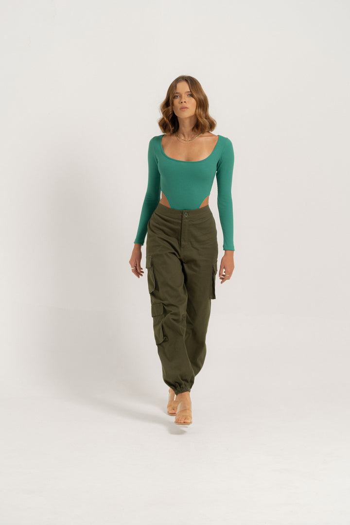 Lachia Long Sleeve Bodysuit