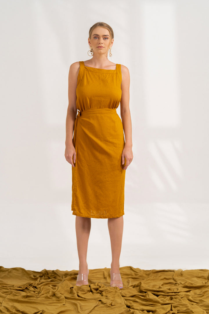 Zannas Midi Dress Caramel