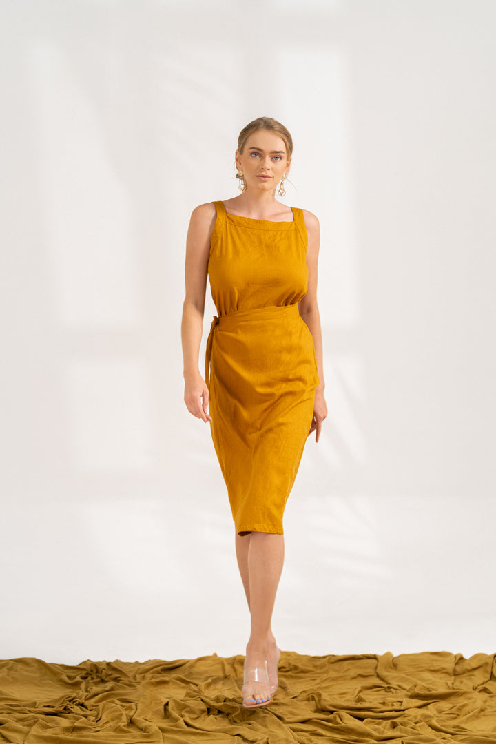 Zannas Midi Dress Caramel