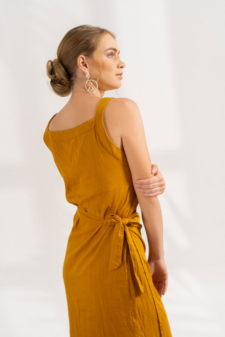 Zannas Midi Dress Caramel