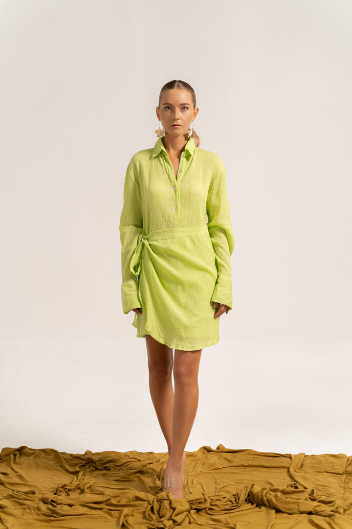 Anya Mini Dress Kelly Green