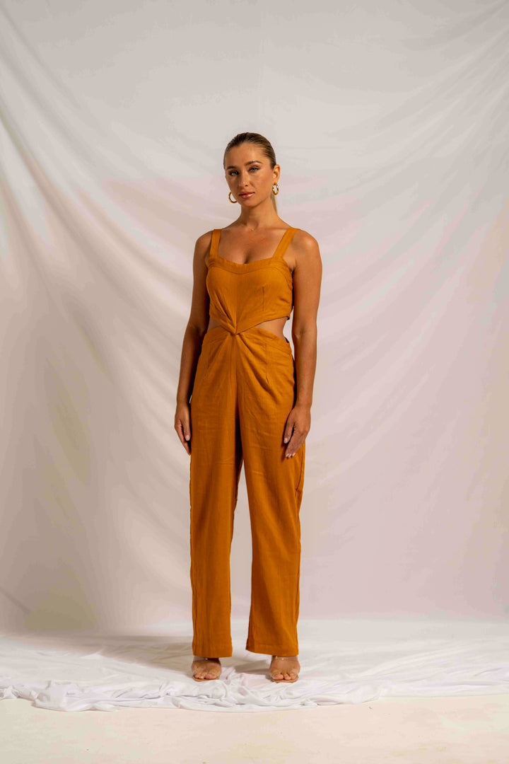 Latisia Jumpsuit Caramel