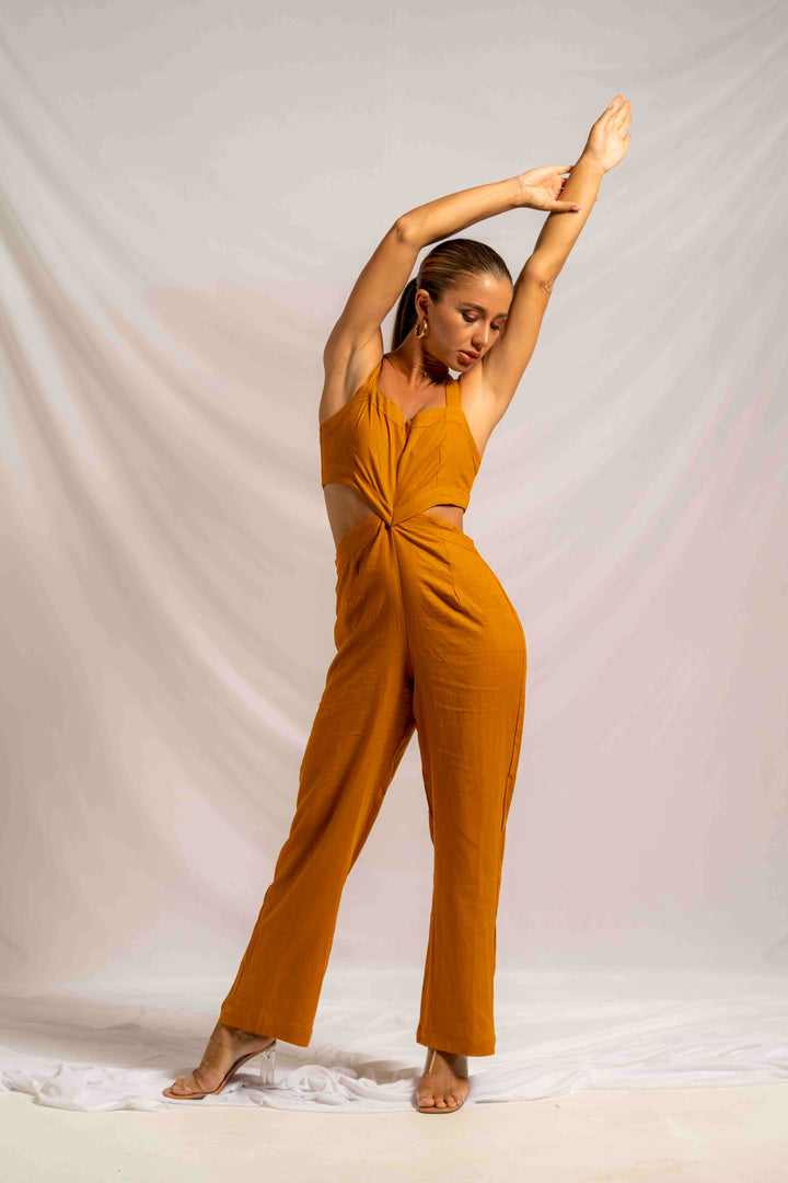 Latisia Jumpsuit Caramel